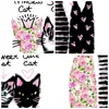 Wanduhr - Rund - Glasuhr - Katzen Blumen Tiere - 40x40cm - Produktbild-Vorschau 8
