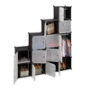 Relaxdays Regalsystem Kleiderschrank mit 11 Fächern, Produktbild-Vorschau 3