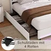 Letto contenitore INONEFT, 140x200 cm, letto con spazio Anteprima dell’immagine prodotto 6