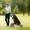 Golftrolley Golfwagen klappbar, Golfcart aus Aluminium mit Produktbild-Vorschau 3