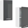 Two kitchen wall cabinets shown against a white background. Voir les images du produit