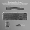 Kabelloses Tastatur-Maus-Set, kabellose Tastatur mit Maus, Produktbild-Vorschau 10