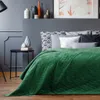 Narzuta na łóżko LAILA Velvetowa 260x280 butelkowa zieleń Podgląd zdjęcia produktu 1