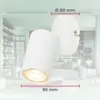 B.K.Licht LED Wandleuchte innen, mit  Lichtquelle*, Produktbild-Vorschau 3