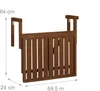 Tavolo da balcone pieghevole Relaxdays, tavolo da balcone Anteprima dell’immagine prodotto 4