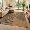 Homebyhome Outdoor Teppich Schwarz Natur Jute Optik 200x280 Produktbild-Vorschau 2