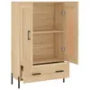 vidaXL Highboard Sonoma-Eiche 69,5x31x115 cm Holzwerkstoff Produktbild-Vorschau 6