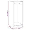 Kleiderschrank Weiß 48x41x102 cm Holzwerkstoff Produktbild-Vorschau 9