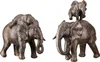 Gilde Figur, Elefant, "Tarangire", Kunstharz, braun, VE 4, Produktbild-Vorschau 1