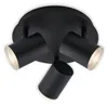 LED Badleuchte Spotleuchte 3xGU10 IP44 5 W schwarz Produktbild-Vorschau 1