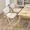 Składane krzesła do jadalni, zestaw 2 tapicerowanych Podgląd zdjęcia produktu 2
