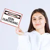 Kein Durchgang Warn- und Hinweisschild im modernen Design Produktbild-Vorschau 3