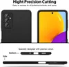 Collage showing a black phone case from different angles, highlighting its precision cutting and access to buttons and ports. Produktbild-Vorschau