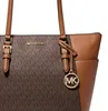 Kožená kabelka Michael Kors přes rameno, barva hnědá, model Náhled obrázku produktu 5