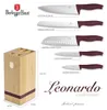 Sada nožů Berlingerhaus se stojanem Bamboo 6 ks Leonardo Náhľad obrázku produktu 11