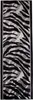 Tapiso Läufer DREAM Modern Grau Zebra Schlafzimmer  80 x Produktbild-Vorschau 2