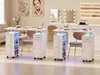 Manikürtisch mit Absaugung und LED-Beleuchtung, mobiler Produktbild-Vorschau 7