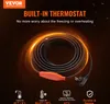 VEVOR topný kabel proti mrazu, 9 m, 23 W/m, topný kabel pro Náhled obrázku produktu 2
