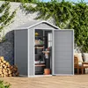 BEALIFE Kunststoff Gerätehaus 134x92x187 cm | Demontierbar, Produktbild-Vorschau 9
