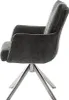 A side view of a modern armchair with a swivel base. Produktbild-Vorschau