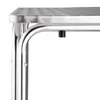 Bolero Quadratischer Bistrotisch Edelstahl 4 Beine 60Cm Produktbild-Vorschau 2