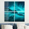 DEQORI Glasbild Echtglas 4x50x50 cm 'Polarlichter in Produktbild-Vorschau 4