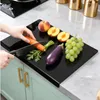 Zwarte Acryl Snijplank met Antisliprand, 40 x 30 cm Productafbeelding-voorbeeld 1