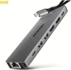 AXAGON Axagon HMC-7HX2 USB-C 5Gbps DUAL 4K DISPLAY 7in1 Hub Produktbild-Vorschau 8