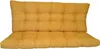 A yellow cushion for a Hollywood swing or garden bench. Produktbild-Vorschau