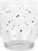 Clayre & Eef Wasserglas 300 ml Transparant Glas Herzen Produktbild-Vorschau 1