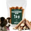 Kalbsziemer getrocknet ca. 12 cm 1 Kg Hundesnack Kausnack Produktbild-Vorschau 2