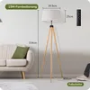 Lampa stojąca EDISHINE z pilotem i żarówką, z timerem 1H, Podgląd zdjęcia produktu 5