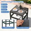 COSTWAY Set 3 pezzi di mobili da giardino in polyrattan, Anteprima dell’immagine prodotto 5