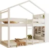 Merax Etagenbett 90x200cm mit Stauraum auf beiden Etagen, Produktbild-Vorschau 7