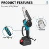 Súprava akumulátorových nožníc na konáre Drillpro 6 palcov Náhľad obrázku produktu 6