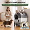 Selbstreinigende Katzentoilette 76L XXL Katzenklo mit Produktbild-Vorschau 9