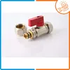 Vanne à bille 15 x 16 mm Adaptateur cuivre PEX 16 rouge Voir les images du produit 3