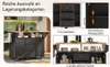 Sweiko Kücheninsel, Schrank, Buffetschrank 120 x 40 (80) x Produktbild-Vorschau 20