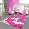 Kinderteppich Spielteppich Kinderzimmer Teppich Einhorn Produktbild-Vorschau 1