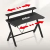 Biurko gamingowe Huzaro Hero 1.9 Black z półką - blat 120 Podgląd zdjęcia produktu 6