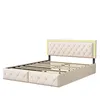 Letto imbottito INONEFT, 140x200 cm, con 4 cassetti e Anteprima dell’immagine prodotto 16