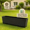 BigDean 2X Blumenkasten mit abnehmbarem Untersetzer Produktbild-Vorschau 9
