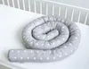 400 cm Nestchenschlange STERNE Grau Baumwolle Multifunktion Produktbild-Vorschau 3