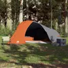 vidaXL Tenda da campeggio a cupola 4 persone Grigio e Anteprima dell’immagine prodotto 3