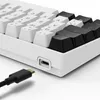Sharkoon SGK50 S4, 60%, Kábel, USB, QWERTZ, RGB LED, Biela Náhľad obrázku produktu 7