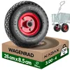 KADAX Schubkarrenrad 260 x 85 mm, Luftreifen 3.00-4 auf Produktbild-Vorschau 1