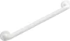A white grab bar is shown against a white background. Produktbild-Vorschau