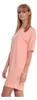 Damen Basic Kleid Dress; Lachs S/M Produktbild-Vorschau 3