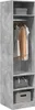 vidaXL Kleiderschrank Betongrau 50x50x200 cm Holzwerkstoff Produktbild-Vorschau 3