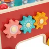 Cubo didattico in legno, elefante, martello, giocattolo di Anteprima dell’immagine prodotto 10